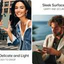 2 x Magnetic for iPhone 13 Case with Screen Protector - Wireless Charging Compatible - Upgraded Camera Protection - Silicone Shockproof Protective Phone Case for iPhone 13 - Porcelain Blue