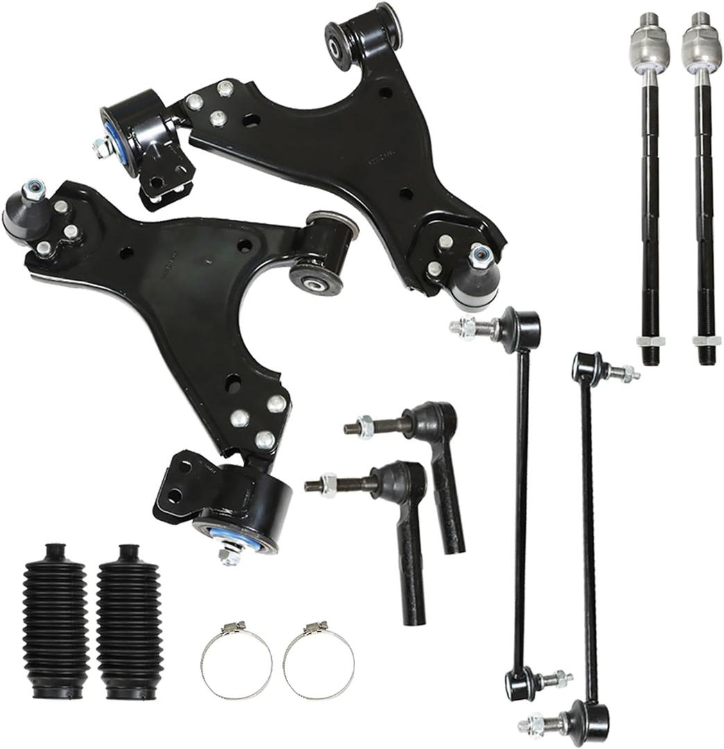 labwork 12pc Front Lower Control Arm w/Ball Replacement for Buick Enclave Replacement for Chevy Traverse