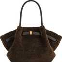 JW PEI Women's Hana Medium Tote Bag (Mocha Brown)