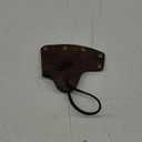 TOURBON Leaher Axe Head Sheath Protect Cover with Leather Adjustable Strap (Vintage Brown)