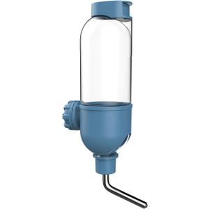 Pet Water Bottle for Cage Crate 26oz Water Dispenser for Small Animal Rabbit Guinea Pig Chinchilla Ferret Squirrel Hedgehog (Blue)