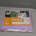 Yiwloer Puff Vinyl Heat Transfer, 8pcs 12" x 10" 3D Puff Heat Transfer Vinyl Sheets for Heat Press T-Shirt DIY Sets, Dark Multi-Colour Mixed HTV Puff Vinyl, Easy Cutting and Disposal