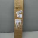 Cordless Bamboo Roman Shades for Windows, 100% Blackout Backing Fabric for Light Blocking, 22" W  64" H - Papara Carbon