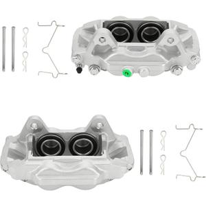 Front Disc Brake Caliper Assembly fit for 2005-2014 Toyota Tacoma, 00-06 Tundra, 2016-2023 Tacoma, 2003-2009 4Runner Caliper Casting #13WG, Front Left and Right Caliper set with 2PC, 19-2984+19-2985