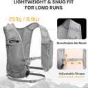 EVERFUN Hydration Backpack Running Vest Small Hiking Water Backpack with 1.5L Water Bladder for Women Men, Lightweight Reflective Phone Holder Hydro Pack for Trail Running, Biking, Race, Marathons