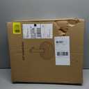 Backyard Expressions Round Patio Umbrella Base  Heavy Duty Resin-Coated Calcium Carbonate Stand with Adjustable Pole Adapters Fits 1.5"2" Poles, Weather-Resistant (Black 20 Lb)