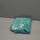 Estelar Textiler Teal and Greyish White Blackout Curtains & Drapes for Bedroom, Thermal Insulated Ombre Blackout Drapes, Room Darkening Energy Saving Curtains for Living Room, 42Wx63L, 2 Panels