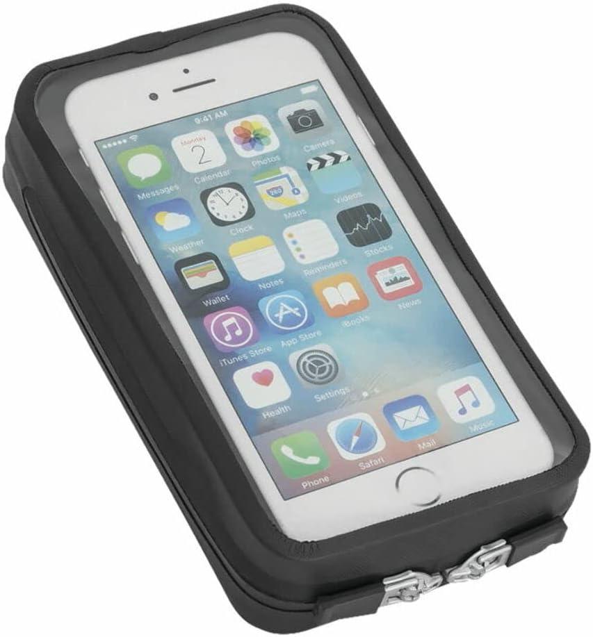 Kuryakyn 5253 Motorcycle Accessory: Quick-Stash Water Resistant GPS Device/Phone Holder Magnetic Pouch for Steel Gas Tanks, Black