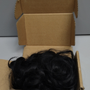 REECHO Ponytail Extension, 9" Short Curly Wavy Claw Clip Pony tails Hair Extensions HP001 Hairpieces for Women - Black