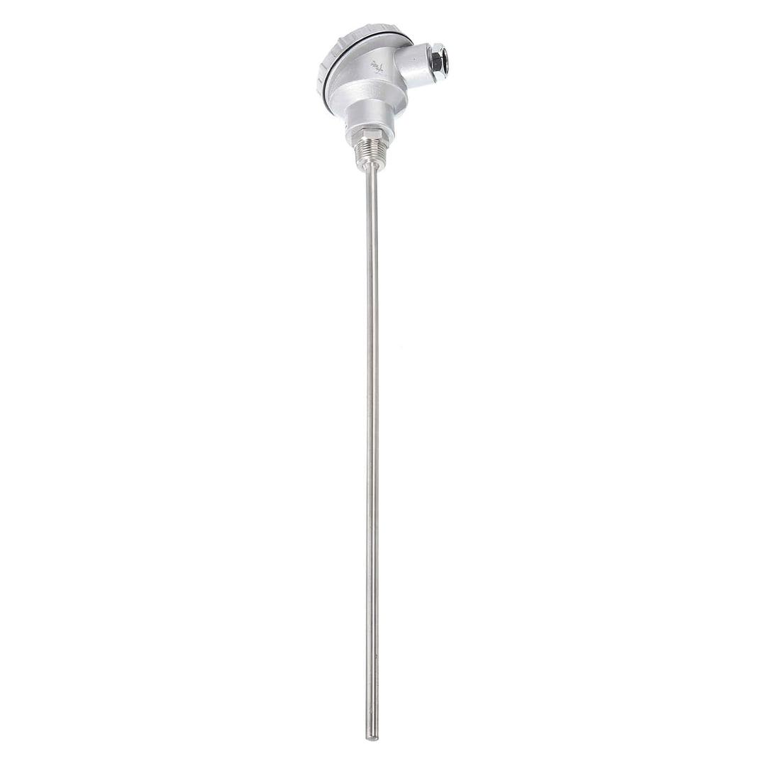 MECCANIXITY PT100 1/2" NPT RTD Thermocouple Stainless Steel Temperature Sensor Probe Terminal Head -50 to 420C, 8x400mm