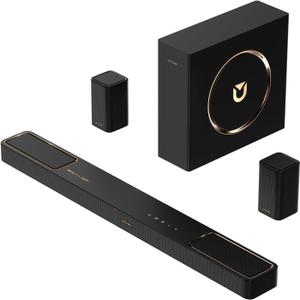 ULTIMEA 5.1.2ch Sound Bar with Dolby Atmos, Surround Sound System for TV with 2 Surround Speakers, Sound Bar for Smart TV, Soundbar for Home Theater, BT 5.4, HDMI eARC, Skywave F40 (New, 2026 Model)
