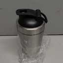 VALESKA 20-Ounce Stainless Steel Protein Shaker Bottle With Wire Whisk - BPA Free, Leak-Proof, Dishwasher Safe, Perfect for Gym Workout (Classic silver)