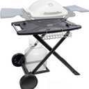 Portable Cart for Weber Q1200, Q1000, Q2200, Q2000, Q2400, Folding Cart for Outdoor BBQPortable Stand for Weber Q Series Gas Grills and Ninja Woodfire OG700 Series