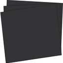 School Smart Railroad Poster Board Paper, 22 x 28 Inches, 4-Ply, Black, Pack of 25