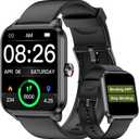 Smart Watch No App/Phone Required,42mm Smartwatch for Women Men,Fitness Tracker Watch with Heart Rate Monitor,Sleep Tracker,Pedometer,Step Counter,IP68 Waterproof, for Android iOS Phones (Black)