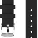 4 x Compatible for Garmin Lily 2 Watch Band, 14mm Silicone Sport Women Replacement Strap Compatible for Garmin Lily2 Bands (Black)