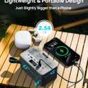 DARAN Portable Power Station 89.6Wh LiFePO4 Battery 100W(200W Peak) Solar Power Bank, Portable Charger Small Generator with AC Outlets & PD Fast Charging for Home/Laptop/Camping(Solar Panel Optional)