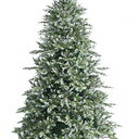 8 ft. Hinged Spruce Artificial Christmas Tree with 1658 Mixed PE and PVC Tips
