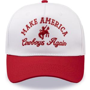Make America Cowboy Again Cowboy Cap - Baseball Cap, Country Concert Hat, Trucker Hat for Men Women