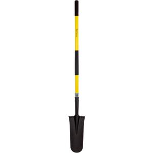 Nohovu Shovel for Digging, Heavy Duty Shovel with Fiberglass Handle, 58 Inches