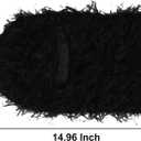 Distressed Balaclava Ski Mask Full Face Knitted Mask Balaclava Windproof Shiesty Ski Mask for Men Women for Cold Weather (Black)