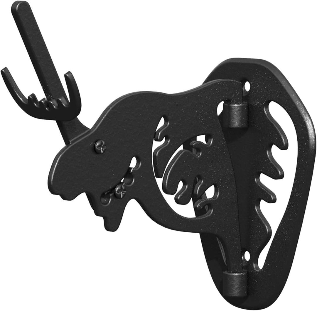 European Mount Skull Hanger  Adjustable Deer Skull Mount Wall Bracket, Antler Style Trophy Display for Antelope, Hog, Bear  Heavy-Duty Steel