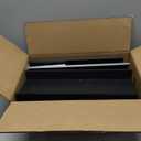 upsimples Floating Shelves for Wall, Wall Shelves for Decor Storage Set of 6, Wall Mounted Wood Shelf for Bedroom, Living Room, Bathroom, Kitchen, Picture Ledge Shelf, Black (15.7in)