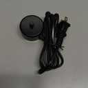 Electric Toothbrush Charger Base Compatible with AquaSonic Black/Vibe Series Tooth Brushes Replacement Waterproof Battery Charging Stand Power Adapter - Black