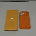 Miracase Magnetic for iPhone 17 Pro Max Case, Compatible with MagSafe, Integrated Silicone Camera Control Cover, 3.0mm Thicken Shockproof Drop Protection Phone Case for 17 ProMax, Orange