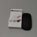 Mouse for MacBook Wireless Bluetooth Mouse Laptop MacBook Air Mac Pro Rechargeable Silent PC iPad Optical Mice with Dual Mode Switch Bluetooth 5.2/3.0 and 2.4GHz USB Type-C Receiver Black