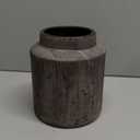 Rustic Vases for Home Decor. Ceramic Vase for Dining Table Decor. Terracotta Decorative Vase 6.1IN. ZSHLXM (Dark Brown)