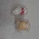 2PCS Cute Squishy Dog Toys - Handmade Squishy Dog Relief Toy, Ultra Soft Silicone Squishies Toy for Kids & Adults, Autism & Anxiety Relief, Fun Gift for Boys & Girls (White-Curry)