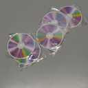 CD Disco Banners Retro 90s Theme CDs Paper Cutouts Hanging Swirl Ceiling Y2K Early 2000s Party Decorations 50s 70s 80s Music Parties Favors for Music Birthday Party Wall Decor Supplies 8Pcs