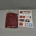 Small Tree Skirt for Tabletop Christmas Tree, Burgundy Cable Mini Tree Skirt with Lace-Up Tie Closure Vintage Farmhouse Christmas Decorations(Red,17.5)