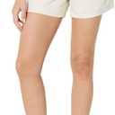 The Drop Women's Rowan Flared Denim Short (37, Ecru)