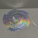 Sfcddtlg 4Pcs Bird Repellent Spiral Reflectors-15.8 Inch Hanging Reflective Bird Deterrent Device for Drive Birds Woodpeckers Pigeons Geese Away from The House Garden Swimming Pool