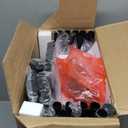 Storage Shelves - 5 Tier Shelf Organizer, Heavy Duty Garage Shelving Unit with Leveling Feet, Stable Metal Shelves Organizer for Pantry, Kitchen and Closet, 33.0" W x 12.6" D x 72.0" H, Black