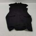 OFEEFAN Womens Summer Dress Mock Neck Short Sleeve Bodycon Party Club Mini Dresses (Large, Black)