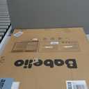 BABELIO Safety Gate Door Fits for Stairs, Narrow and Wide Doorways with Auto Close, Easy Install, No Drilling, Pressure Mounted for Baby, Child, Pets, Dog/Puppy, 26''-40'', White