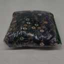 Crew Neck Floral Mother of The Bride Dress - A-Line Tea-Length Prom & Evening Gown with Short Sleeves Navy Blue 16 DR0590