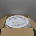 Fitop Bathroom Exhaust Fan with Light, 130 CFM 47W Ceiling Mount Shower Ventilation Exhaust Fan, 1.5 Sones Bathroom Vent Fan with Light, 1100LM LED Light 3000K/4000K/5000K (Silver)