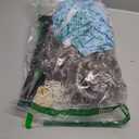 EBYTOP Women's Old Lady Costume Kit with Nightgown Wig Cane & Other Halloween Cosplay Accessories (Large/X-Large, Blue)