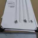 Amorho 48''x24''(Each)-3PCS Gym Mirror, Tempered Glass, Frameless Full Body Mirror for Home, Yoga Studios, Dance Rooms, Garage Gyms.