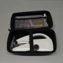 Handheld Sewing Machine, Mini Portable Hand Sewing Machine with 20 Thread Colors Emergency Sewing Kit, Suitable for Clothes, DIY Home Portable Sewing Machines(White)