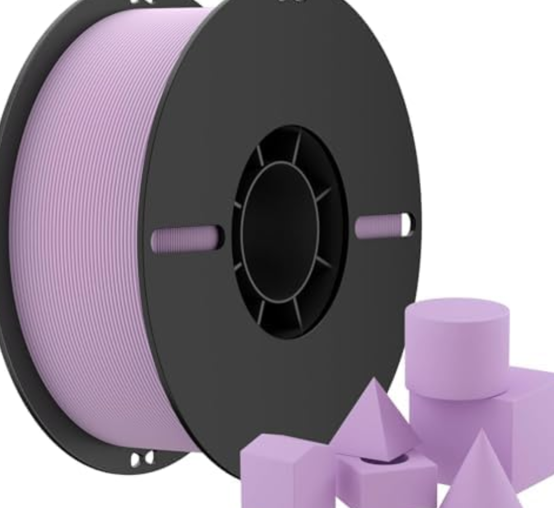 Pla Filament, 3D Printer Filament 1.75mm, Matte PLA Filament for 3D Printing, Dimensional Accuracy +/- 0.02mm, Purple Pla Filament 1kg Spool, PLA 3D Printer Filament Fit for Most 3D Printers