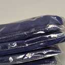 Creative Scents Cotton Fingertip Towels Set Blue  4 Pack  11 x 18 Inches Decorative Small ExtraAbsorbent and Soft Terry Towel for Bathroom  Powder Room, Guest and Housewarming Gift (Navy Blue)