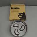 Slow Feeder Dog Bowl, 1Cups Stainless Steel Maze Bowl for Small Breeds, Non-Slip Base, Double Wall Food Grade Metal Dog Dish to Slow Eating