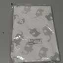 Splat Mat by Mealtime Under High Chair - Baby Feeding Set, Anti-Slip Portable Picnic Mat for Baby Art/Crafts/Playtime, Machine Washable and Waterproof, 46x42 (42x46-inch, White Elephant)