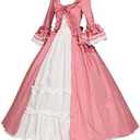 1791's lady Women's Victorian Rococo Dress Inspiration Maiden Costume 2XL