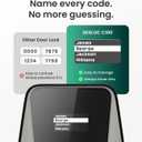 2 x DESLOC C100 Keyless Entry Door Lock with Visual Display, 100 Customizable User Codes and 4 One-Pass code, door locks for front door with 2 Keys,12 Months Battery, IP54, BHMA Grade 3, Auto Lock, Nickel
